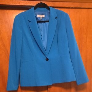 Kasper Women's Vibrant Blue Suit Jacket